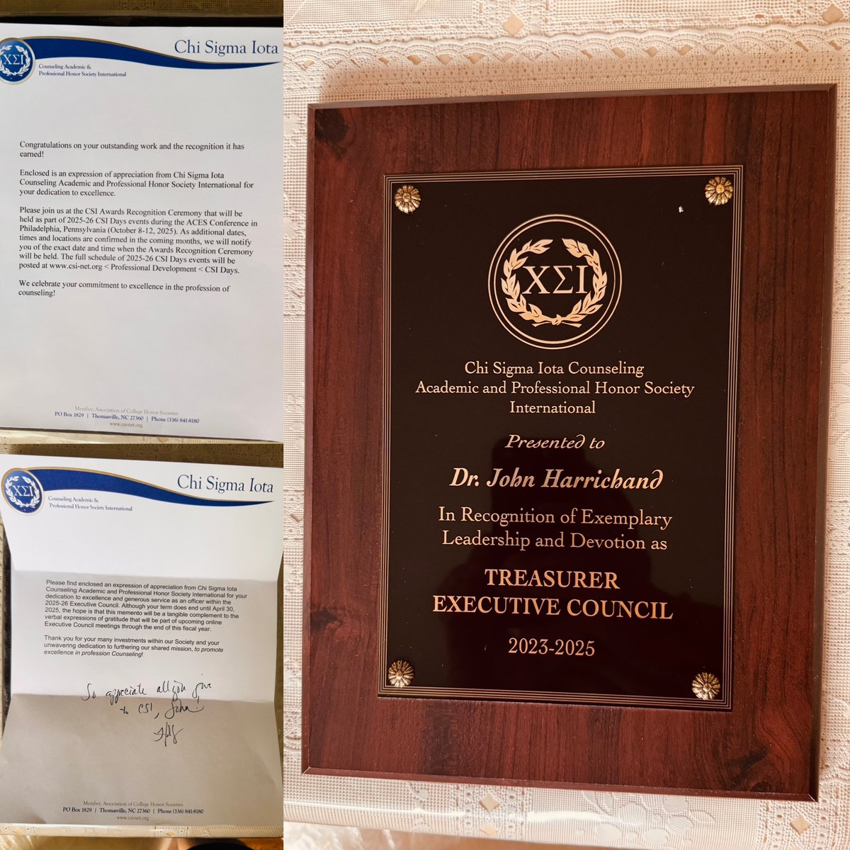 John J. S. Harrichand (@johnjonathan) on Twitter photo #ThankfulThursday ... Grateful to <a href="/ChiSigmaIota/">Chi Sigma Iota</a> (CSI) International for trusting me as Treasurer (2023-2025). Honored to serve alongside inspiring leaders & oversee funding for chapter, state/regional, & research grants. I'll cherish this leadership opportunity forever #CSI💛💙🤍 #ThankfulThursday ... Grateful to <a href="/ChiSigmaIota/">Chi Sigma Iota</a> (CSI) International for trusting me as Treasurer (2023-2025). Honored to serve alongside inspiring leaders & oversee funding for chapter, state/regional, & research grants. I'll cherish this leadership opportunity forever #CSI💛💙🤍