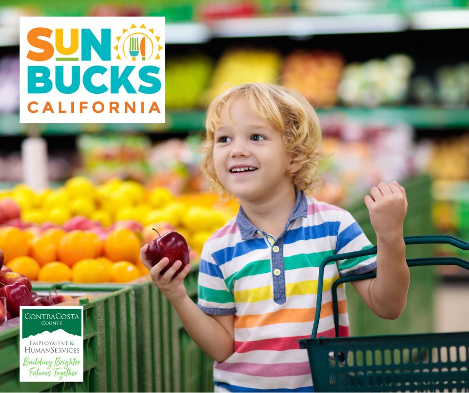 California’s Summer EBT program, known as SUN Bucks, is returning in 2025. This food program provides families $40 per month for food in June, July, and August ($120 total) when children do not have access to school meals.

Learn more: bit.ly/3SGsAr3