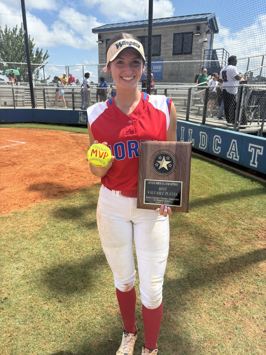 Kendra Murray (@kendramurray01) on Twitter photo What a fun past 2 days with <a href="/SC_CAWS/">SCCAWS</a> !!! Got to represent the north team along with other state champs and other talented women. North did dominate in the game winning 7-3 over south! To end it all off I had a home run and earned the MVP award. <a href="/WingateSoftball/">Wingate Softball</a> <a href="/SoftballTdb/">TDB Softball</a> What a fun past 2 days with <a href="/SC_CAWS/">SCCAWS</a> !!! Got to represent the north team along with other state champs and other talented women. North did dominate in the game winning 7-3 over south! To end it all off I had a home run and earned the MVP award. <a href="/WingateSoftball/">Wingate Softball</a> <a href="/SoftballTdb/">TDB Softball</a>
