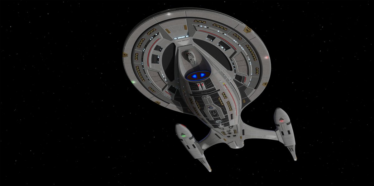 finished texturing the USS century