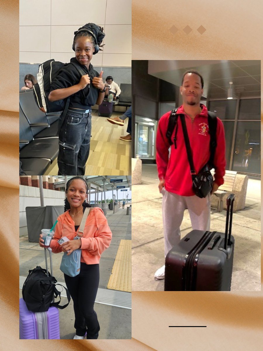 Two Gilman Scholars &amp; 1 Gilman alum began their study abroad this week.

Nadrya Godwin (Graphic Design major) &amp; Jasmine Jackson (Kinesiology major; Gilman alum) will study for 4 wks in Barcelona, Spain. Quaysan Miles (Junior; Kinesiology) will study in Panama City, Panama. ✈️🇪🇸🇵🇦