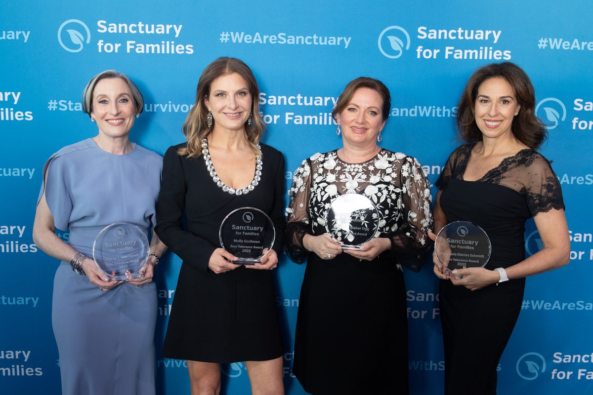 SFFNY's tweet image. To our beloved community — THANK YOU! We couldn't do our work without you.
Last night’s #ZeroTolerance Benefit raised nearly $3 million in support of Sanctuary for Families and survivors of gender-based violence.
We gathered to celebrate over four decades of extraordinary…