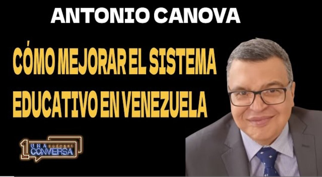 Cómo mejorar el sistema educativo en Venezuela... y en cualquier otro lugar.

youtu.be/iVlPc4PePZ8?si…
