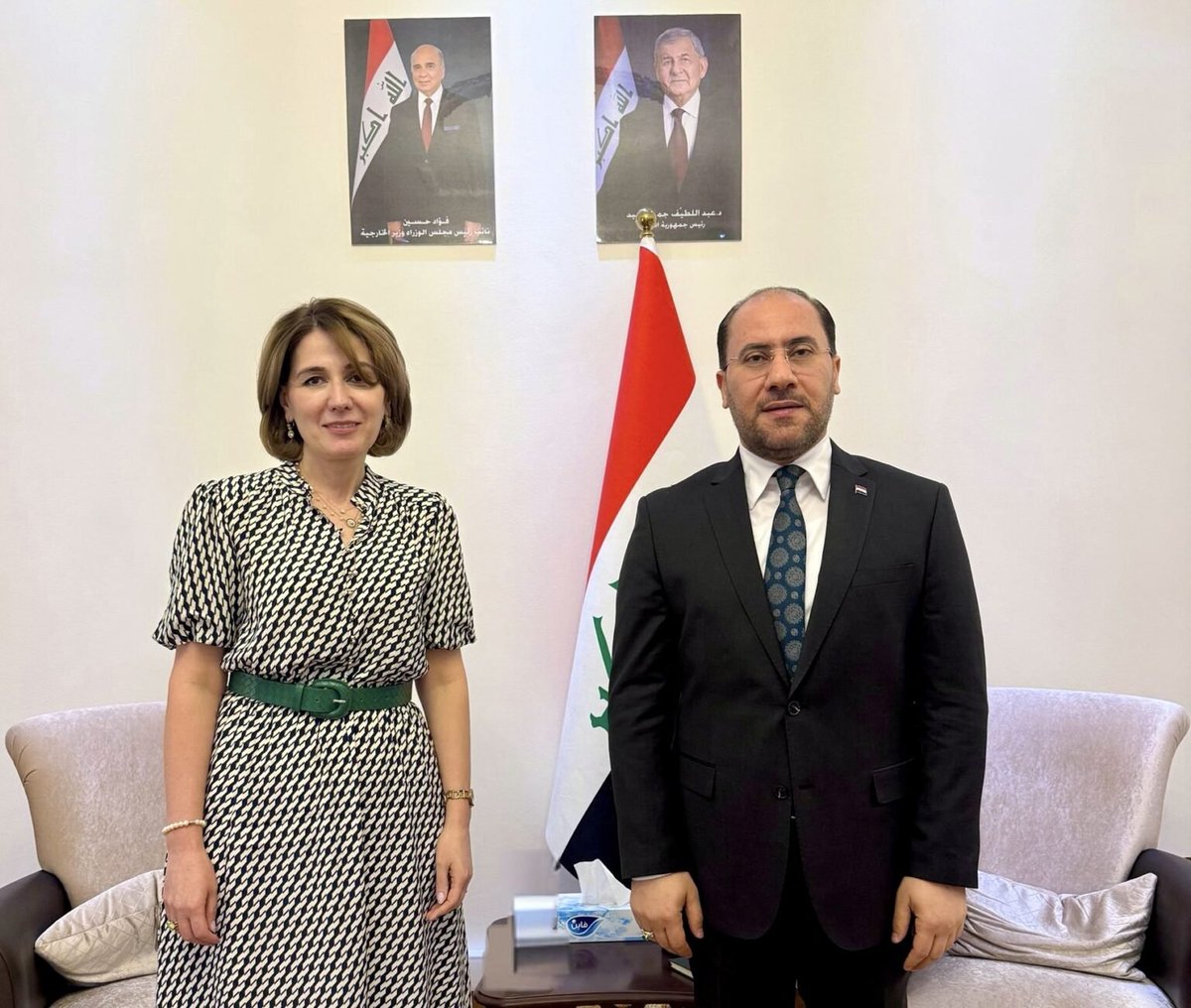 Sophie Kemkhadze (@sophiekemkhadze) on Twitter photo I am grateful for HE <a href="/DrAhmedAlSahhaf/">د. أحمد الصحاف | Dr. Ahmed Al-Sahhaf</a>'s invitation to <a href="/Iraqintripo/">سفارة العراق - طرابلس | Iraqi Embassy in Tripoli</a>.
I had an honor to reflect on the development challenges at hand & discuss opportunities for <a href="/UNOSSC/">UNOSSC</a> between 🇮🇶& 🇱🇾 with support of <a href="/UNDP/">UN Development</a> offices in both countries for peace, stability & sustainable development. I am grateful for HE <a href="/DrAhmedAlSahhaf/">د. أحمد الصحاف | Dr. Ahmed Al-Sahhaf</a>'s invitation to <a href="/Iraqintripo/">سفارة العراق - طرابلس | Iraqi Embassy in Tripoli</a>.
I had an honor to reflect on the development challenges at hand & discuss opportunities for <a href="/UNOSSC/">UNOSSC</a> between 🇮🇶& 🇱🇾 with support of <a href="/UNDP/">UN Development</a> offices in both countries for peace, stability & sustainable development.