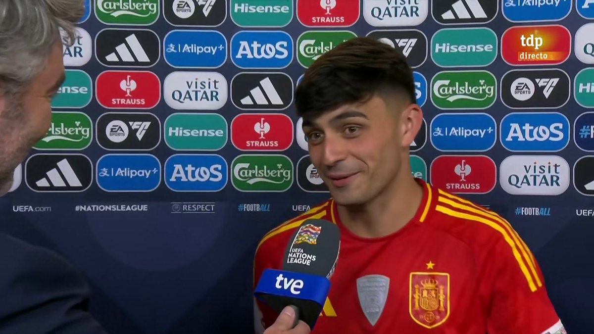 Pedri: "The coach asked me to change positions during the match and it worked out even better."