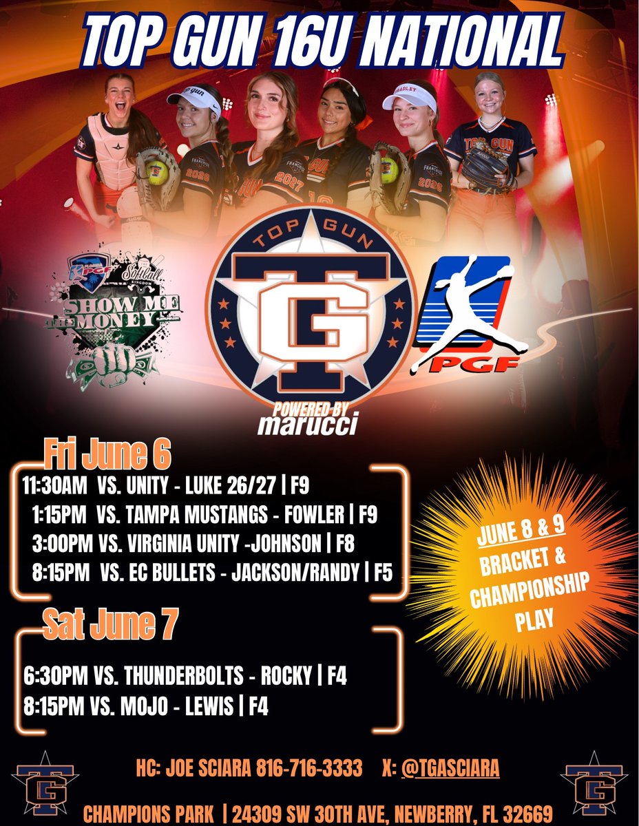 Bella Ortiz (@bellaortiz2029) on Twitter photo 💥 Schedule Update 💥
An additional game added tomorrow
<a href="/TGASciara/">Top Gun National 16</a> <a href="/topgunfastpitch/">Top Gun Fastpitch</a> <a href="/LineDsoftball/">Line Drive Media</a> <a href="/ExtraInningSB/">EXTRA INNING SOFTBALL</a> <a href="/gatorjack72/">Girls In The Game</a> <a href="/TopPreps/">College Coach / College Scout / College Recruiter</a> @prepsoftball <a href="/tagupSoftball/">tagup</a> <a href="/SoftbalAmerica/">Softball America</a> <a href="/pursoftball/">PUR SOFTBALL</a> @sbrretweets <a href="/BeThatPlayer1/">Be That Player</a> <a href="/softball_champ1/">ALL ABOUT SOFTBALL</a> <a href="/IHartFastpitch/">I❤️Fastpitch</a> <a href="/DfwSho/">DFW Sho'Case</a> 💥 Schedule Update 💥
An additional game added tomorrow
<a href="/TGASciara/">Top Gun National 16</a> <a href="/topgunfastpitch/">Top Gun Fastpitch</a> <a href="/LineDsoftball/">Line Drive Media</a> <a href="/ExtraInningSB/">EXTRA INNING SOFTBALL</a> <a href="/gatorjack72/">Girls In The Game</a> <a href="/TopPreps/">College Coach / College Scout / College Recruiter</a> @prepsoftball <a href="/tagupSoftball/">tagup</a> <a href="/SoftbalAmerica/">Softball America</a> <a href="/pursoftball/">PUR SOFTBALL</a> @sbrretweets <a href="/BeThatPlayer1/">Be That Player</a> <a href="/softball_champ1/">ALL ABOUT SOFTBALL</a> <a href="/IHartFastpitch/">I❤️Fastpitch</a> <a href="/DfwSho/">DFW Sho'Case</a>