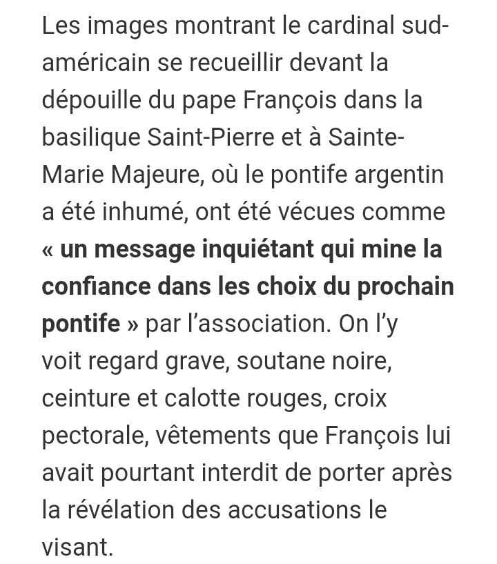 JozDire's tweet image. Couac au conclave🇻🇦

Accusé d'agression sexuelle sur mineur, le pape jésuite #Bergoglio avait pourtant forcé #JLCipriani-#Thorne à la démission, à l'exil, et interdit de revêtir ses cardinalices

Rare membre #OpusDei au conclave depuis Jean-Paul II, le revoilà au pré-conclave