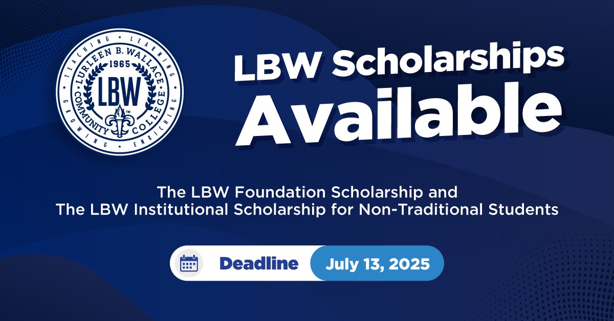 LBWCC's tweet image. 𝗟𝗕𝗪 𝗦𝗰𝗵𝗼𝗹𝗮𝗿𝘀𝗵𝗶𝗽 𝗔𝗽𝗽𝗹𝗶𝗰𝗮𝘁𝗶𝗼𝗻𝘀 𝗡𝗼𝘄 𝗢𝗽𝗲𝗻
Limited scholarships available for 25–26 academic year. Open to incoming & current students not currently receiving institutional or foundation scholarships. Deadline is 𝗝𝘂𝗹𝘆 𝟭𝟯. lbwcc.edu/future-student…