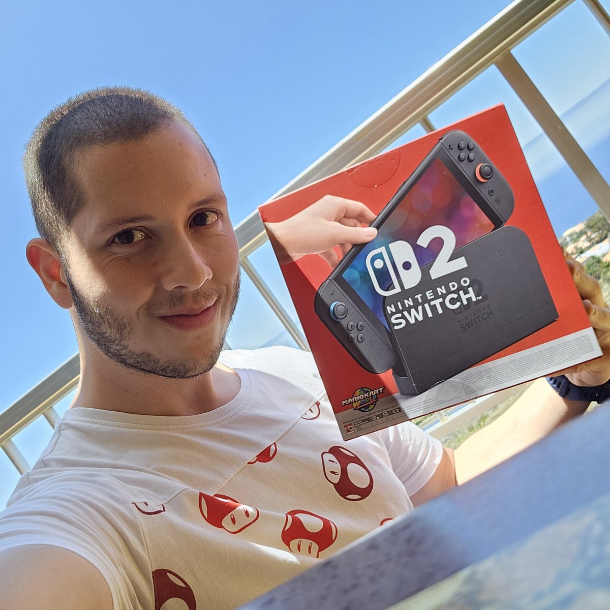 Varuzza_95's tweet photo. Mis primeras fotos con la Nintendo Switch 2 ❤️
Soy Feliz😉
Comprada el dia de lanzamiento 05/06/2025 en @videojuegosgame

#NintendoSwitch2 #Nintendo #NintendoSwitch #Memories #MarioKartWorld https://t.co/7a6lsqS083