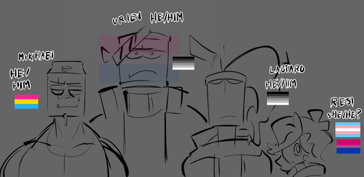 rawox_style's tweet photo. guuuh idk which ocs are my main but these are my babies so uh KAJSKAS https://t.co/v8msm1wkYM