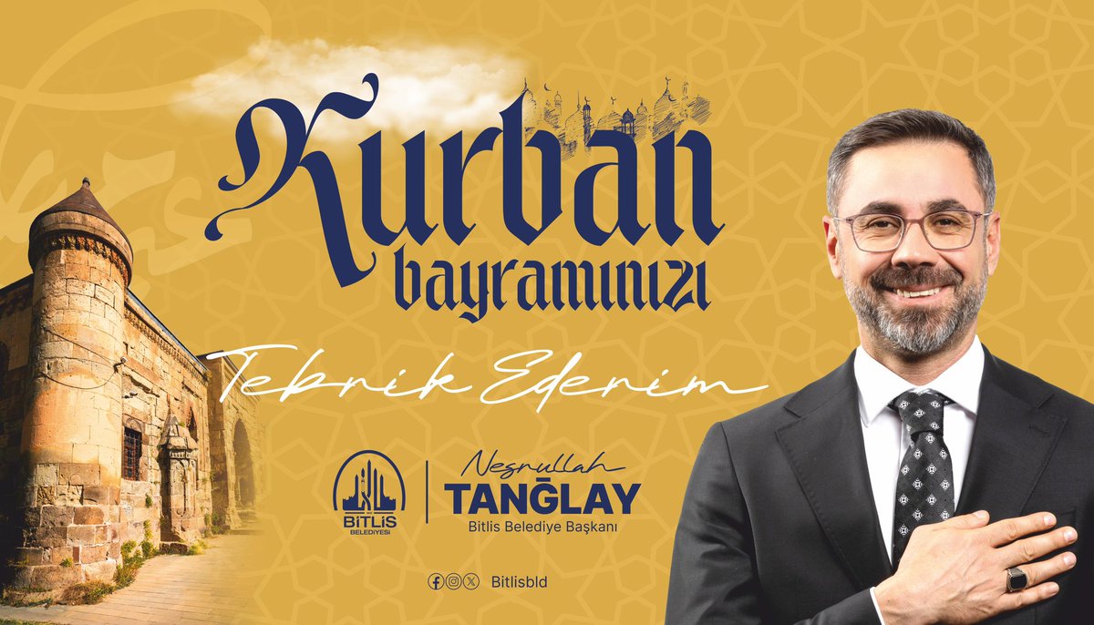 Birlik ve beraberliğimizin en güzide zamanlarından biri olan bayramlarımızın şükür ki bir yenisine daha kavuştuk. #KurbanBayramı'nızı en içten dileklerimle kutluyor, bayramı sevdiklerinizle en güzel duygularla, sağlık içinde geçirmenizi diliyorum.

Kurban Bayramımız mübarek