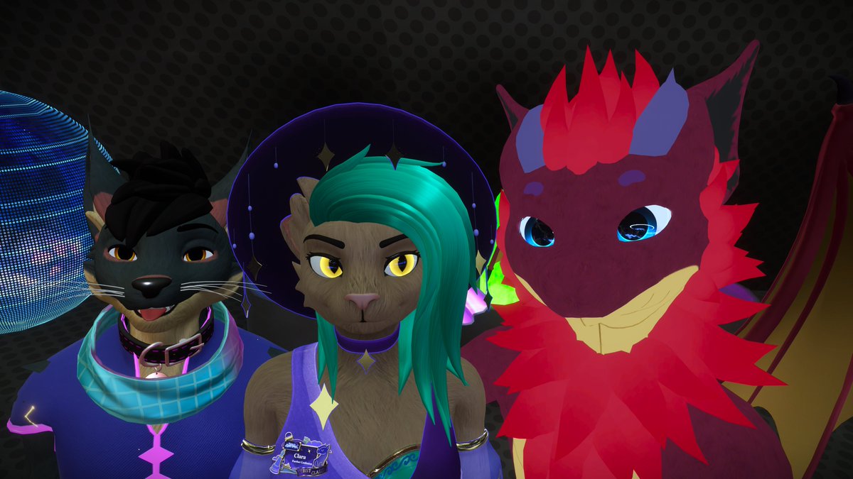 furcon's tweet image. Hey friends!
@Furality kicks off this weekend & our Content Creation/VRChat Team is attending!
Grab a selfie with Almaden, Berkeley, & Clara!
Don’t miss out, it's so much fun in @VRChat!
#Furality #FuralitySomna