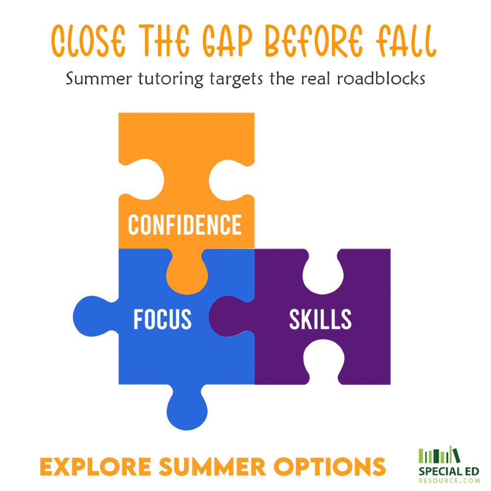 June is the perfect time to close learning gaps before they widen.
🧠 Our certified special ed tutors target each child’s unique needs—so they don’t fall behind this summer.
Learn more → specialedtutoring.com
#SummerSlide #SPED