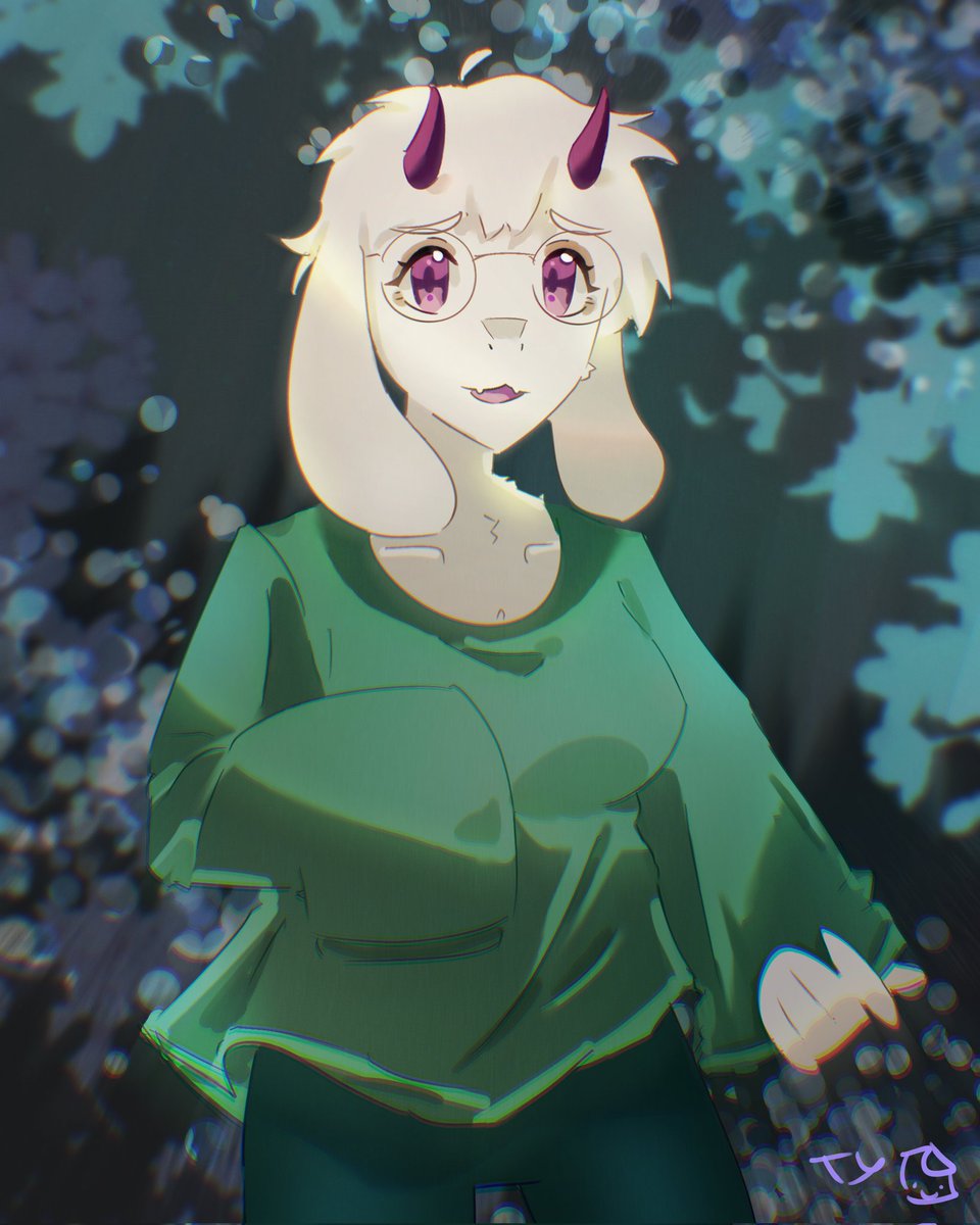 #DELTARUNE ralsei if he was epic