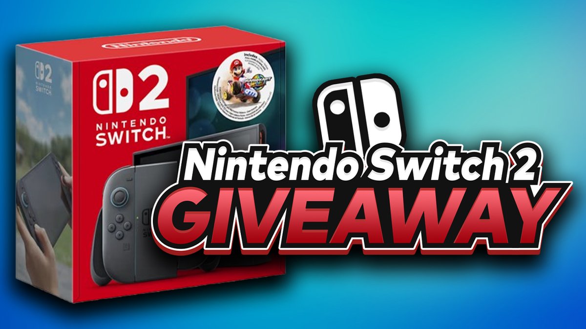 NINTENDO SWITCH 2 + MARIO KART WORLD BUNDLE GIVEAWAY

LIKE + RETWEET to spread awareness!

Enter the Giveaway using the link here and GOOD LUCK: gleam.io/79aRz/nintendo…