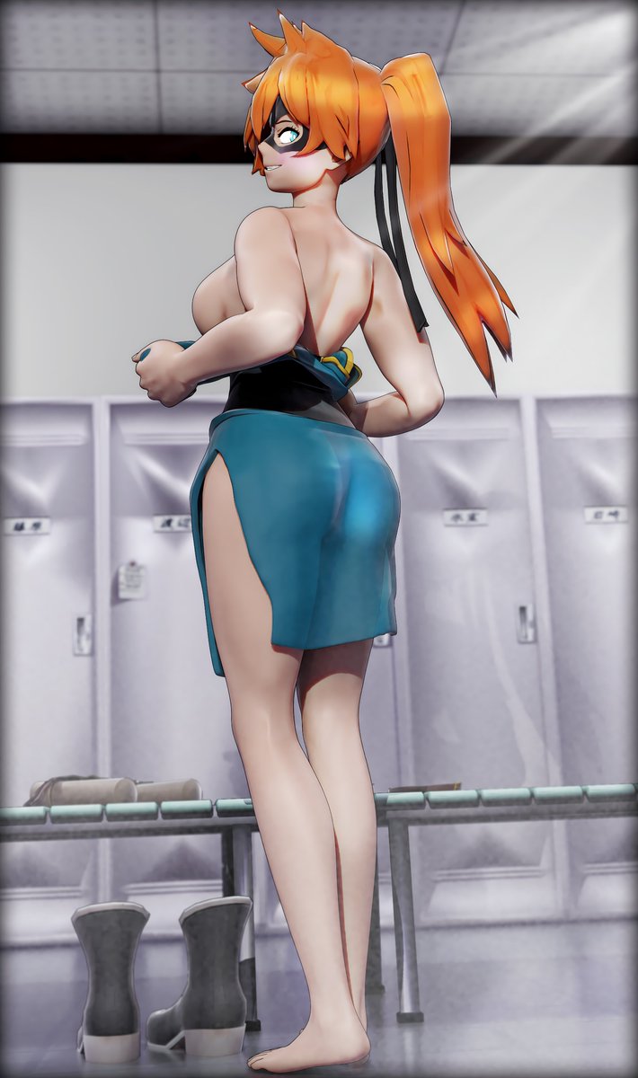 Kendo - Undressing

Kendo giving a little bit of a view while she changes. Enjoy!  

All chars are 18+.