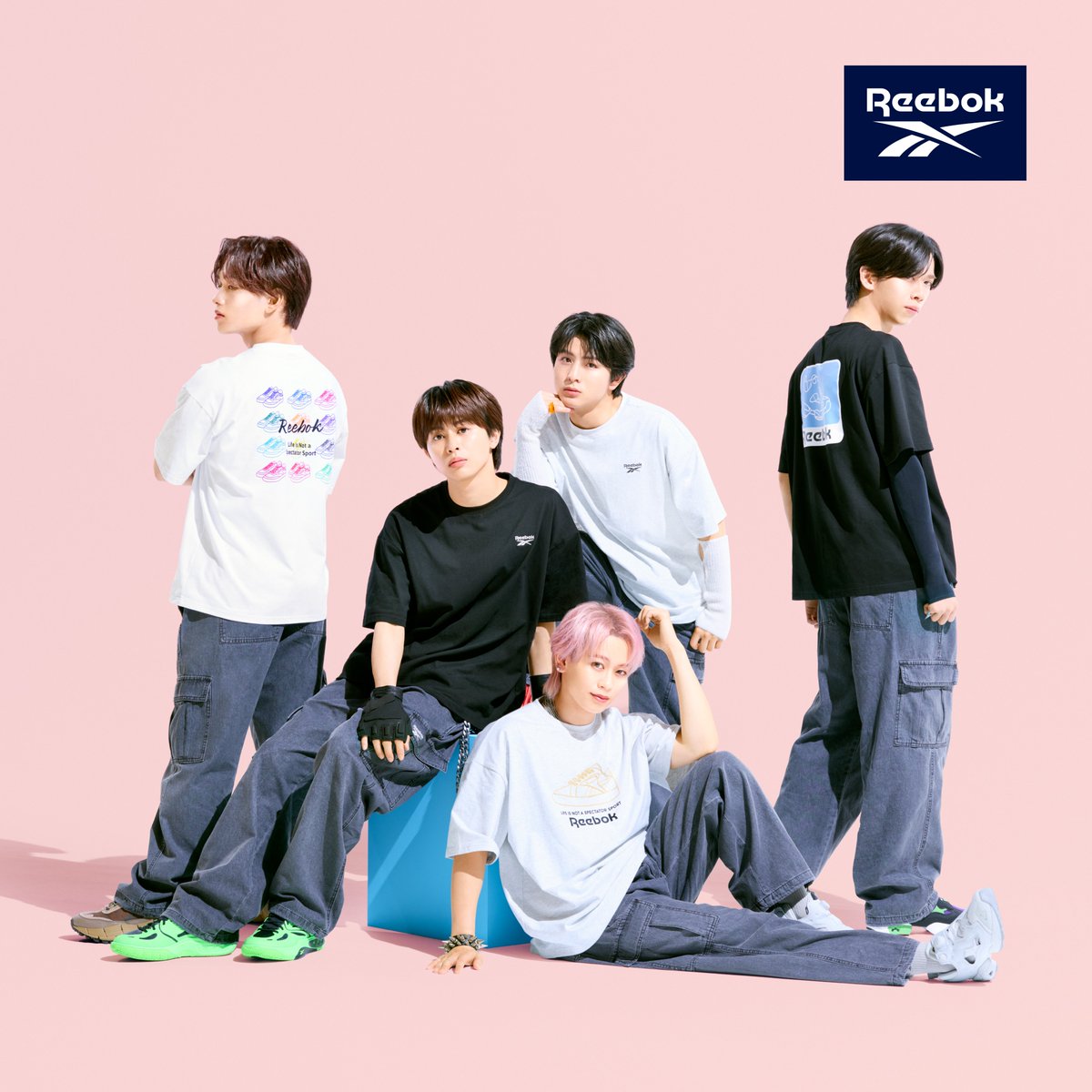 超〜イケてる‼️爆走シャツ 新品¥11999→現 超特急が着るReebok夏スタイル ／ 夏ビジュアルを解禁しました