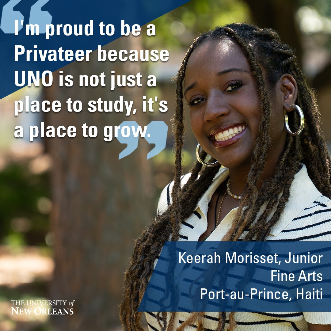 University of New Orleans tweet media