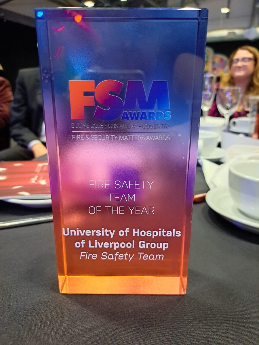 Fire Safety (@firesafetyluhft) on Twitter photo What an evening at #FSMawards tonight. Well done to all of the team on this amazing achievement. <a href="/nhsUHLG/">NHS University Hospitals of Liverpool Group</a> <a href="/Nahfo_UK/">Nahfo</a> <a href="/jamessumnerNHS/">James Sumner 💙</a> What an evening at #FSMawards tonight. Well done to all of the team on this amazing achievement. <a href="/nhsUHLG/">NHS University Hospitals of Liverpool Group</a> <a href="/Nahfo_UK/">Nahfo</a> <a href="/jamessumnerNHS/">James Sumner 💙</a>