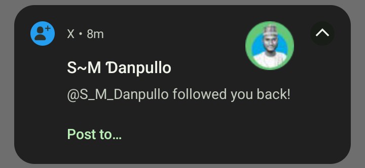 Lady_Aysher's tweet photo. Ayy! @S_M_Danpullo just followed me back 🔥
Appreciate the love — let’s keep the vibes strong! 🚀 #FollowBackFam https://t.co/qfMutO2w5c