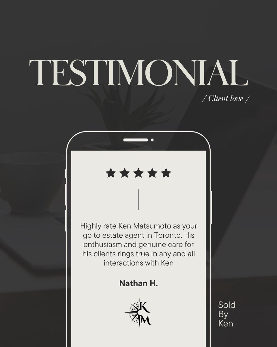 soldbyken_ca's tweet image. Thank you so much! 🙌

If you're thinking about downsizing or ready for an upgrade in Toronto, give me a shout—I'd love to help.

📲 (416) 616-0082
📩 sendkenamessage@gmail.com
🌐 soldbyken.ca

#torontorealestate #downsizingtoronto #torontohomes #gtarealestate #happy