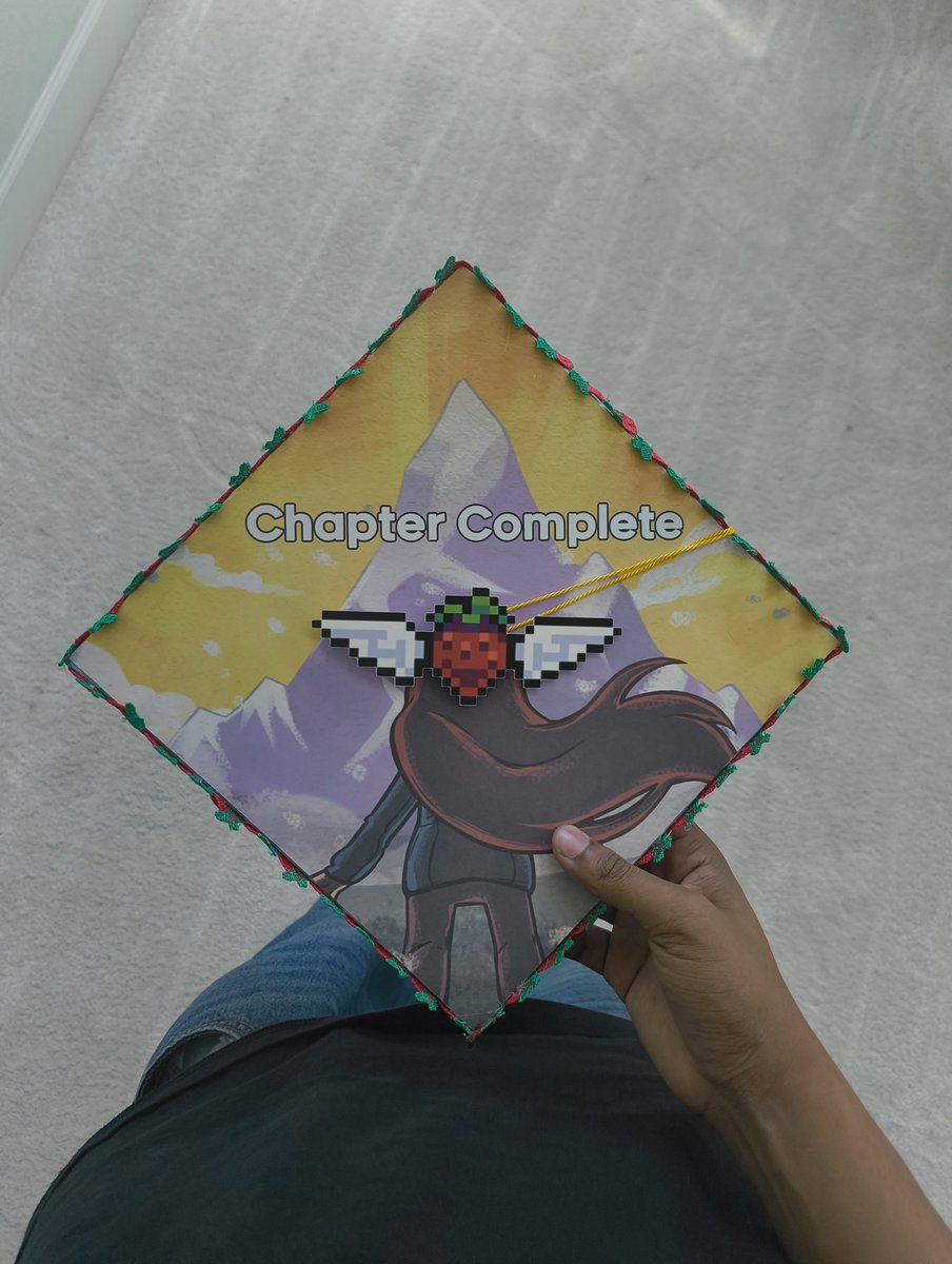 Ukefr's tweet photo. #gradcap (yes I'm graduating)

winged strawberry idea from u/mar_onfire on reddit

@celeste_game #celestegame #celeste https://t.co/cQDWW29QHx