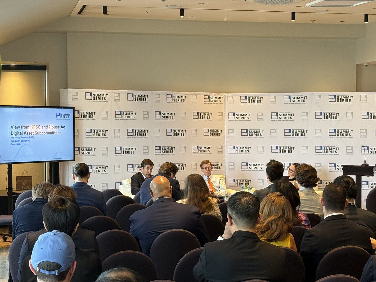 Nick Carr 🛡️ (@thisisnickcarr) on Twitter photo Always great to hear Subcommittee Chairs <a href="/BryanSteil/">Bryan Steil</a> and <a href="/RepDustyJohnson/">Rep. Dusty Johnson</a> discuss advancing much needed CLARITY for the digital asset industry and for the 50M+ crypto holders across the US. Always great to hear Subcommittee Chairs <a href="/BryanSteil/">Bryan Steil</a> and <a href="/RepDustyJohnson/">Rep. Dusty Johnson</a> discuss advancing much needed CLARITY for the digital asset industry and for the 50M+ crypto holders across the US.
