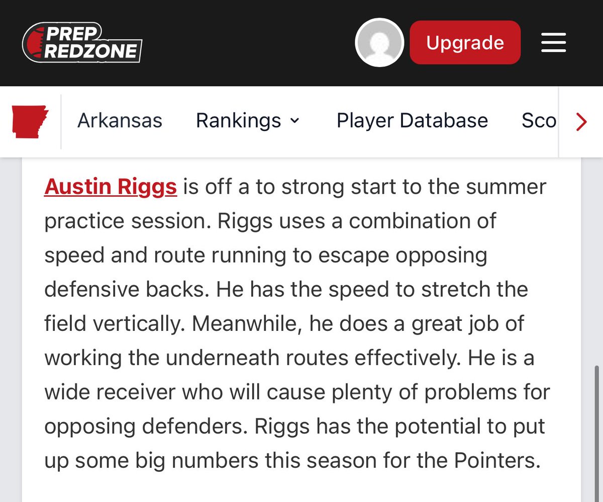 Austin Riggs (@austinriggs_6) on Twitter photo Appreciate another write up <a href="/tctabler/">PrepRedZoneTom Tabler</a>!!
<a href="/pointerfootball/">Van Buren Football</a> <a href="/PrepRedzoneAR/">Prep Redzone Arkansas</a> <a href="/PrepRedzone/">Prep Redzone π</a> Appreciate another write up <a href="/tctabler/">PrepRedZoneTom Tabler</a>!!
<a href="/pointerfootball/">Van Buren Football</a> <a href="/PrepRedzoneAR/">Prep Redzone Arkansas</a> <a href="/PrepRedzone/">Prep Redzone π</a>