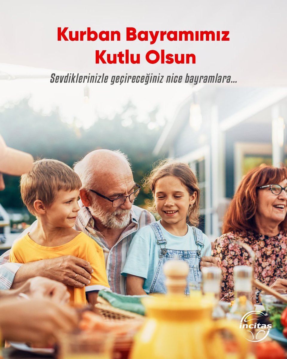 İncitaş Ailesi olarak, Kurban Bayramı’nızı en içten dileklerimizle kutlarız.

Sağlık, huzur ve birlik içinde geçireceğiniz nice bayramlarda buluşmak dileğiyle.

#İncitaş #KurbanBayramı