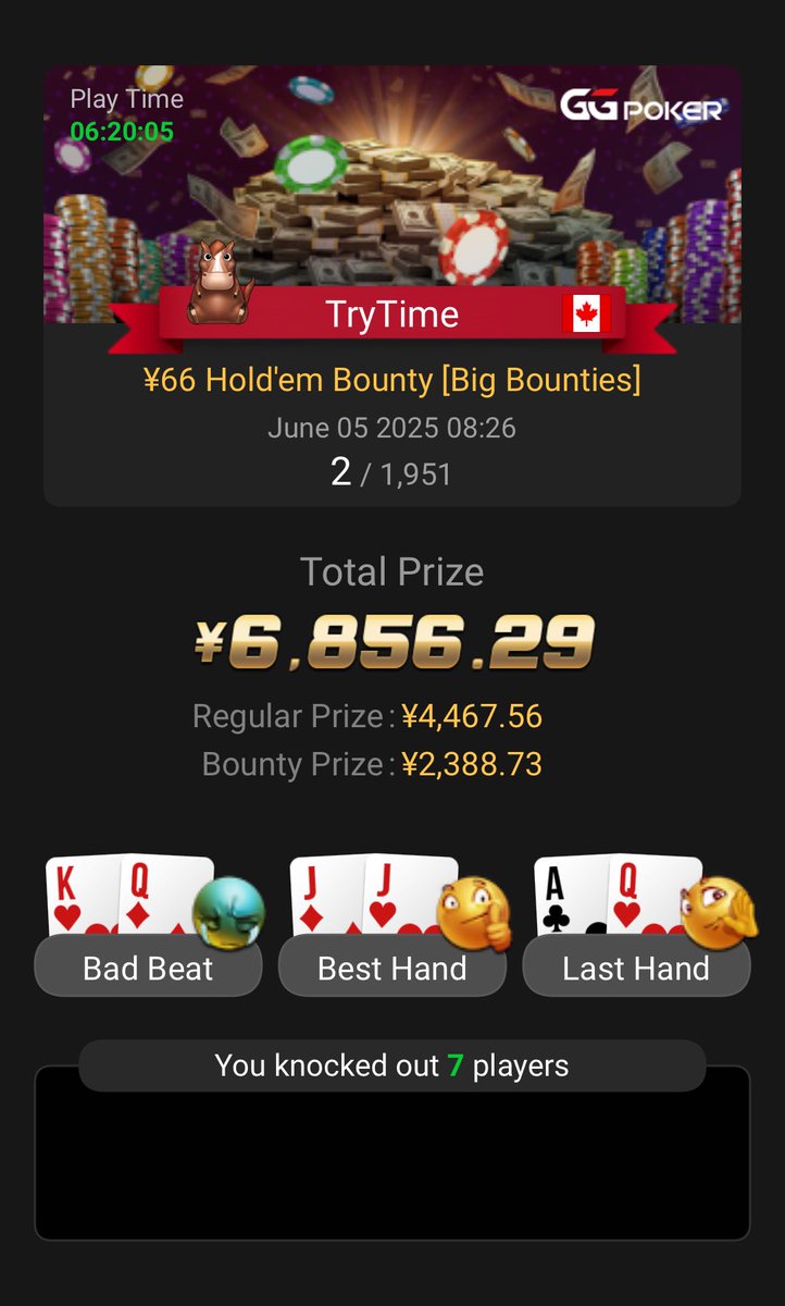 Been knocking on the door the last 2 weeks. More moans I reckon. We go again. Tune in would ya. 
TryTimePoker.tv Streaming every night. Always posting action. Don’t miss out! <a href="/GGPoker/">GGPoker</a> #GGWF #GGPoker