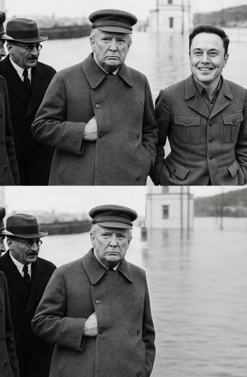 It was inevitable that Trumpcunt and the Muskrat would fall out, two Massive egos, plus everyone but everyone falls out with Trump sooner or later because he's such a Vile despicable Rapey Shitehound.