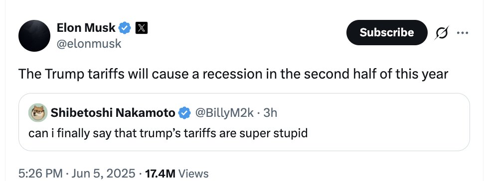 medoedeliriobr's tweet photo. Essa azêmola com o cu cheio de Ketamina e Aderall tinha dito hoje mesmo q ele elegeu Trump, sem Musk os democratas estariam no poder, e agora diz q as tarifas do Trump causarão uma recessão, 🎵so sad🎵. Então anote aí, o culpado pela recessão yankee será o homem + rico do mundo. https://t.co/X1LIYfNDDx