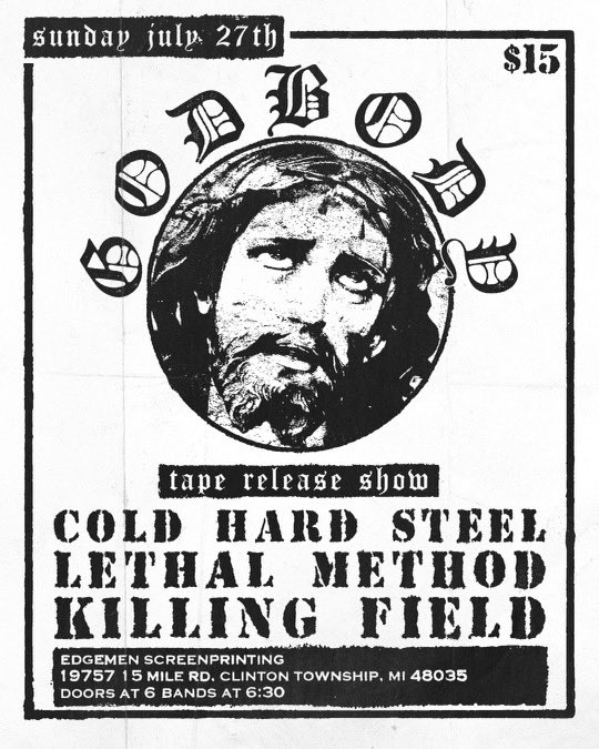 StrengthOfFates's tweet image. My band GODBODY is playing a show