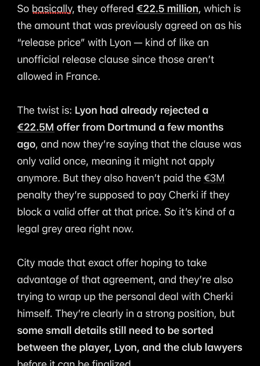 fukxumean's tweet photo. The reason why Man City sent a 22,5M bid for Rayan Cherki https://t.co/bSwplKizek