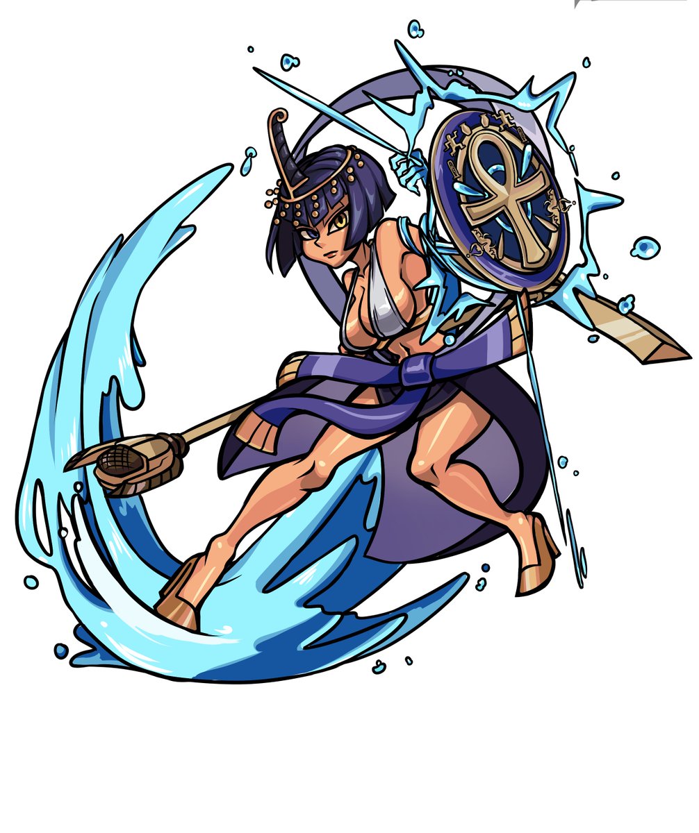 Eliza as Candace from Genshin Impact 

#Skullgirls