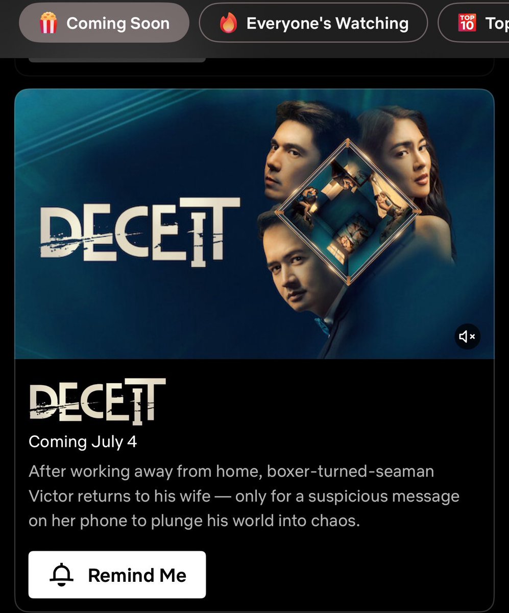 Linlang achievements:
✅ Linlang on Amazon Prime - consistent #1 and trending throughout its run
✅ Linlang Teleserye version - still holds the highest rating in 2nd slot post pandemic
✅ Linlang aka Deceit english dubbed - distributed in multiple countries in Africa with