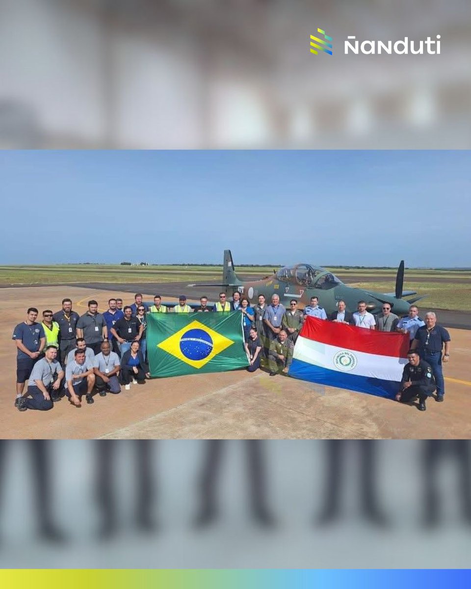 nanduti's tweet photo. 🛬Super Tucano: delegación paraguaya realiza proceso de aceptación de las nuevas aeronaves en Brasil

▪️Una delegación de la Fuerza Aérea Paraguaya (FAP), liderada por el Comandante Fabio Crispín Candia Melgarejo, se encuentra en Brasil realizando los vuelos de prueba y la verificación técnica de los nuevos aviones A-29 Súper Tucano.

🗣️"Estas modernas plataformas aéreas, en pocas semanas comenzarán a surcar los cielos de la patria", informaron desde la Fuerza Aérea

▪️El Gobierno invirtió en total USD 150 millones para fortalecer la institución.

▪️El ministro de Defensa, Oscar González, había confirmado que seis aviones Super Tucano estarían operativos en nuestro país este mes.

▶️#Ñanduti