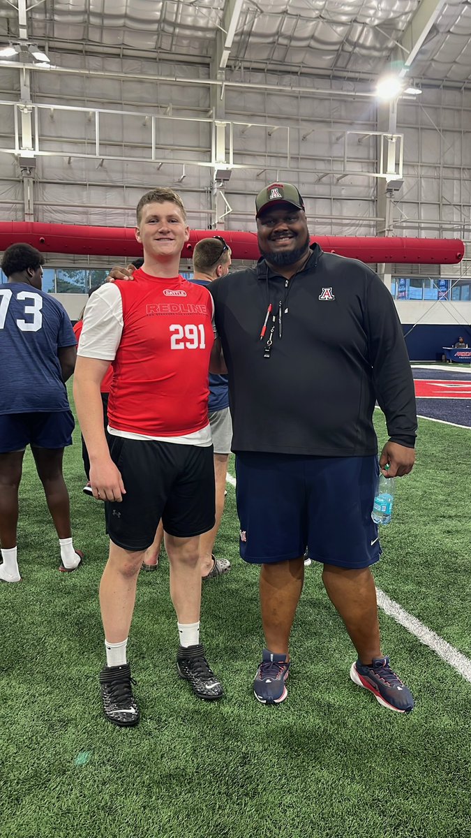 HaydenDavi54's tweet image. Yesterday was a great experience at the University of Arizona football camp! Thank you to all the coaches, players and family for making it possible.
@alaqcfootball @CoachOglesby @ArizonaFBall @CoachBrennan