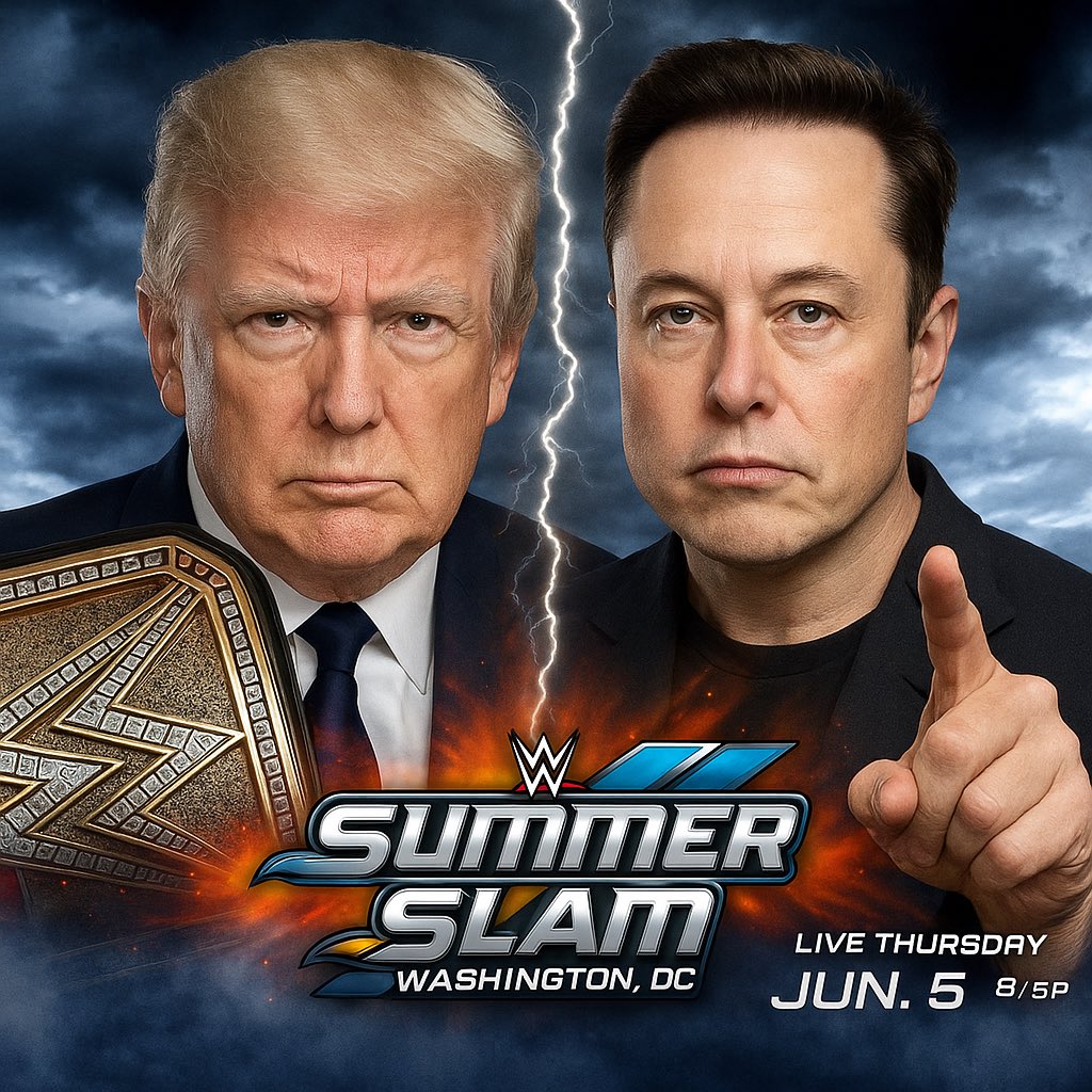 Now <a href="/EDSecMcMahon/">Secretary Linda McMahon</a> proudly  presents Summer Slam. Who will walk away with the World Heavyweight Championship? Or the Golden Key. #cagematch