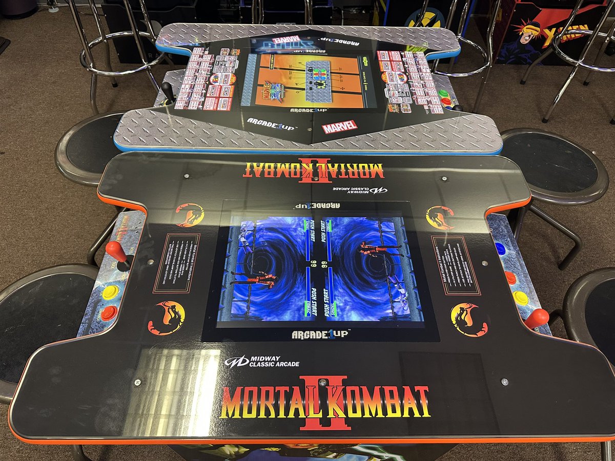theforgegg's tweet photo. 🔥 New challengers have entered the arena at The Forge! 🔥

We’re leveling up the arcade with two epic cocktail-style machines! 

🕹 Mortal Kombat: Test your might on the classic fighter that started it all. Finish your opponents in style! https://t.co/q9PFN5IovY