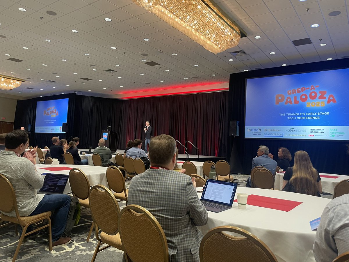 JasonPeck's tweet image. Enjoyed spending time at Grep-a-palooza’s 4th annual event. Met some great folks and the pitch companies were really impressive. #nctech #startups #triangletech
