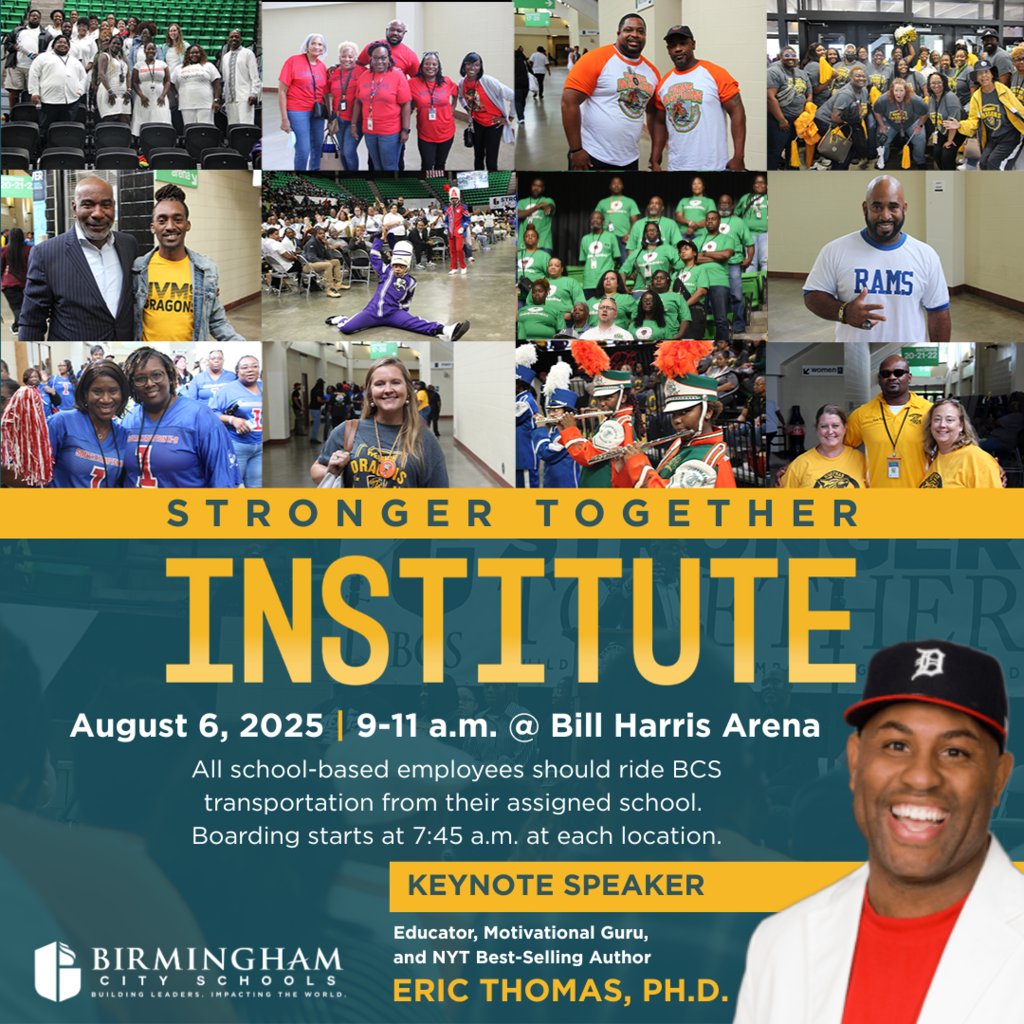 BCS teachers and staff: save the date for Institute 2025! #SuccessStartsHere