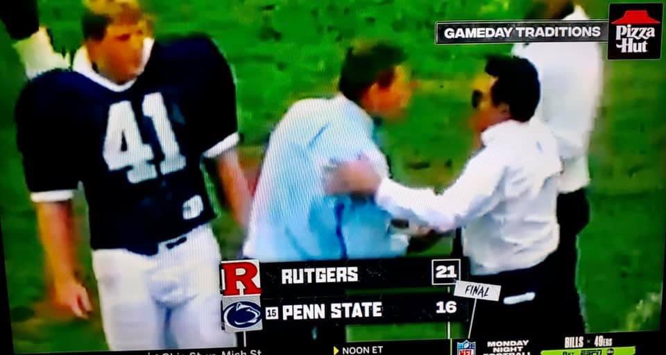 Anderson “AJ” Fry (@ajfry23) on Twitter photo Thank you to the entire <a href="/RFootball/">Rutgers Football 🪓</a> staff for your time and instruction at camp yesterday and Coach Flaherty and <a href="/jgsusanjr/">JOSEPH G. SUSAN JR.</a>. Things came full circle, leaving my sweat on a field where my pop pop(Dick Anderson) was once the head coach and beat PSU.(#41 is also my Uncle Jeff). Thank you to the entire <a href="/RFootball/">Rutgers Football 🪓</a> staff for your time and instruction at camp yesterday and Coach Flaherty and <a href="/jgsusanjr/">JOSEPH G. SUSAN JR.</a>. Things came full circle, leaving my sweat on a field where my pop pop(Dick Anderson) was once the head coach and beat PSU.(#41 is also my Uncle Jeff).