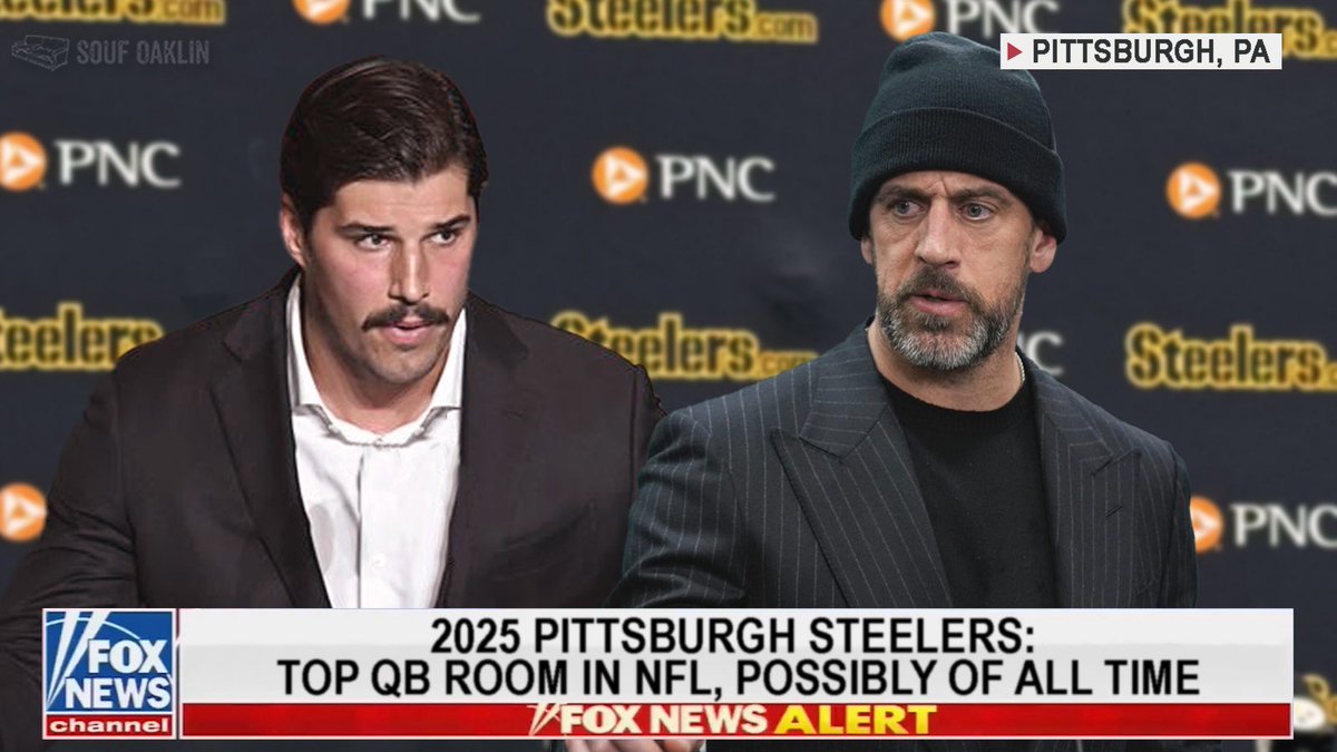 Fox News ranks Steelers QB room best in NFL. #AaronRodgers #HereWeGo