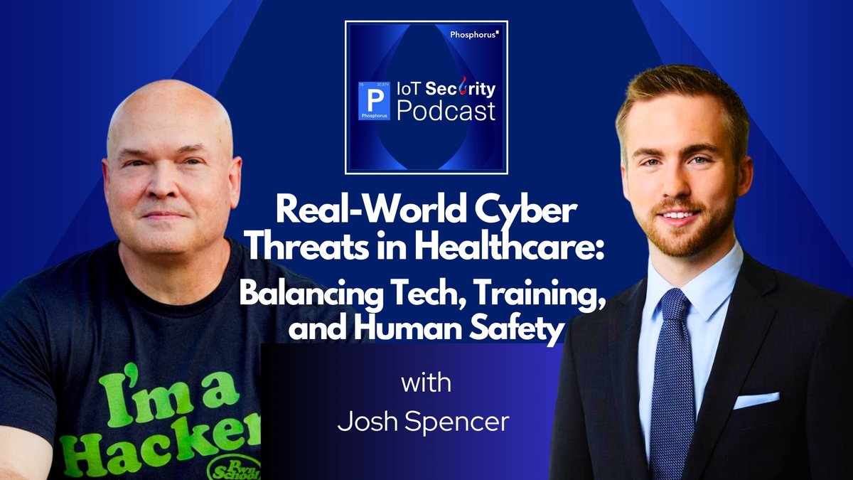 Phosphorus (@phosphorusinc) on Twitter photo The new episode of the Phosphorus IoT Security Podcast, <a href="/PhillipWylie/">Phillip Wylie</a> and his guest Josh Spencer discuss cybersecurity threats in healthcare.
phosphorus.io/real-world-cyb… The new episode of the Phosphorus IoT Security Podcast, <a href="/PhillipWylie/">Phillip Wylie</a> and his guest Josh Spencer discuss cybersecurity threats in healthcare.
phosphorus.io/real-world-cyb…