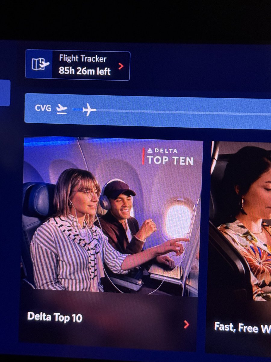 MyPieceOfUtah's tweet photo. ⁦@Delta⁩ Not sure the plane has enough fuel for another 85 hours. 🤔 https://t.co/x3yLWzWYz3