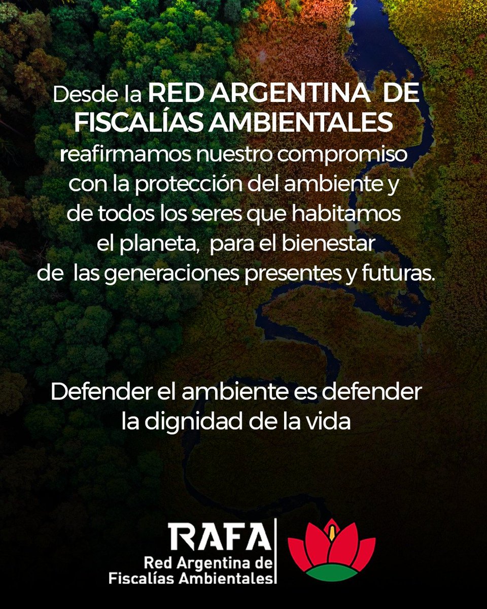 Día mundial del ambiente. Red Argentina de Fiscalías Ambientales