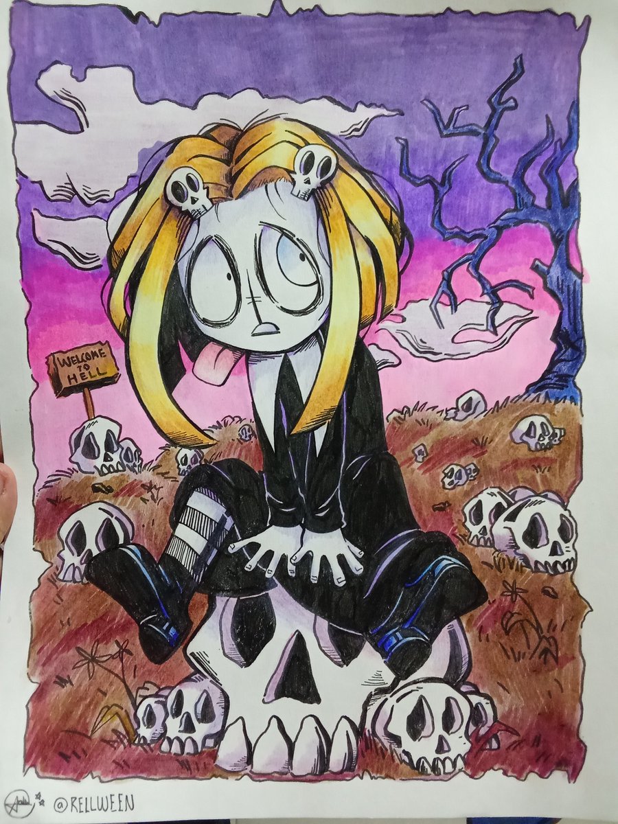 rellween's tweet image. I draw a Leonore 🖤💀🏵️

#digitalart #digitalartist #drawing #drawings #toons  #illustration #illustrator #artist #gothicgirl
#goth #gotico #fanart #Fanarts #dibujos #artista #dibujante