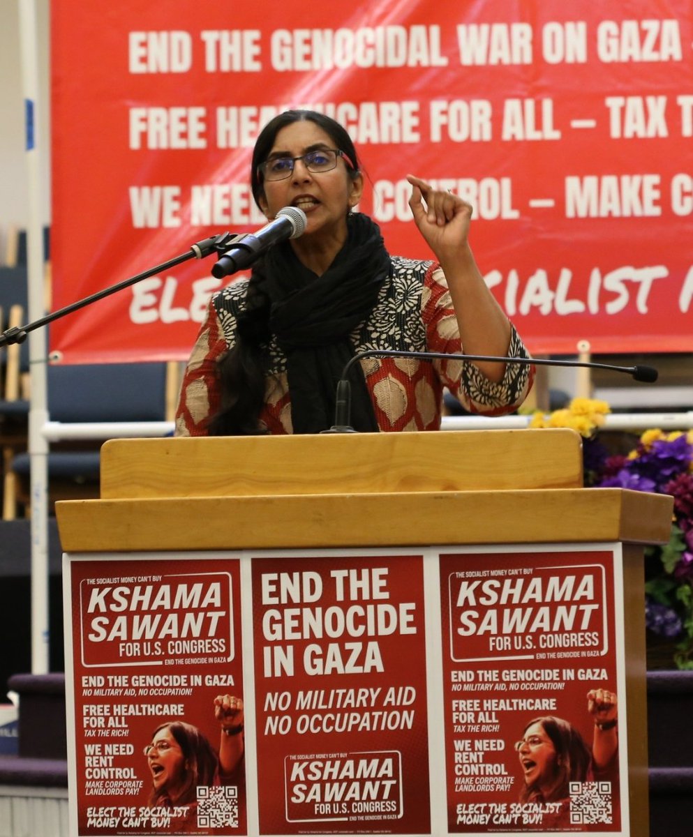 Kshama Sawant (@cmkshama) on Twitter photo In its first three days, my working-class, anti-genocide campaign has raised over $50,000 from working people in 35 states to DEFEAT warmongering Democratic Congressman Adam Smith.
Smith’s #1 donor is <a href="/AIPAC/">AIPAC 🇺🇸🇮🇱🎗️</a>, along with executives from Palantir, Microsoft, and weapons In its first three days, my working-class, anti-genocide campaign has raised over $50,000 from working people in 35 states to DEFEAT warmongering Democratic Congressman Adam Smith.
Smith’s #1 donor is <a href="/AIPAC/">AIPAC 🇺🇸🇮🇱🎗️</a>, along with executives from Palantir, Microsoft, and weapons