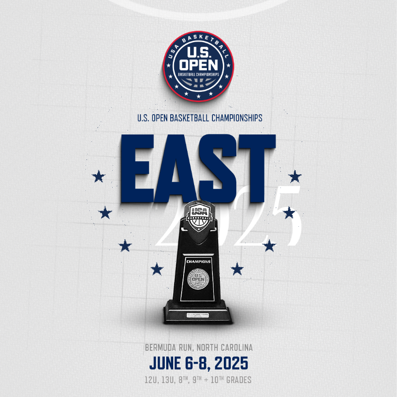 USABYouth's tweet photo. More than 130 teams are making the trek to Bermuda Run, North Carolina, for the 🇺🇸 #USOpenBasketball East Championships this weekend!